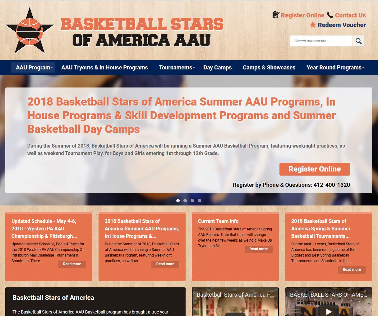Basketball Stars of America AAU Website